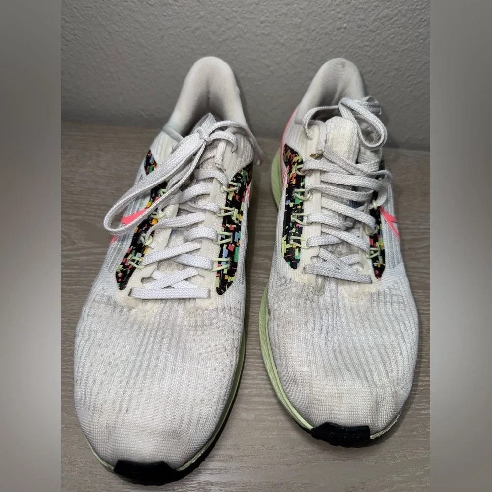 Nike Air Zoom Pegasus 39 Road Running Shoes sz 8.5 Women's FD0878-100 White/Pink - Picture 6 of 12